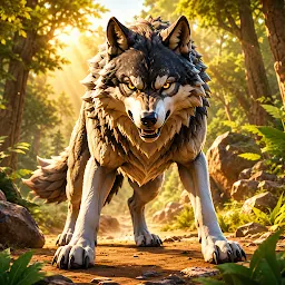 Wolf Simulator Games Offline icon